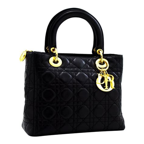 lady dior cannage tote